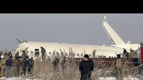 Kazakhstan : un avion s'écrase, au moins 12 morts sur les 100 personnes à bord