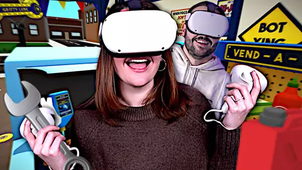 LE MEILLEUR GARAGE DU MONDE ! JOB SIMULATOR VR OCULUS META QUEST 2