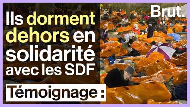 World's Big Sleep Out : ils dorment dehors en solidarité avec les SDF