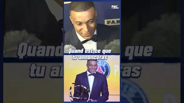 Mbappé meilleur joueur de Ligue 1, sa réaction