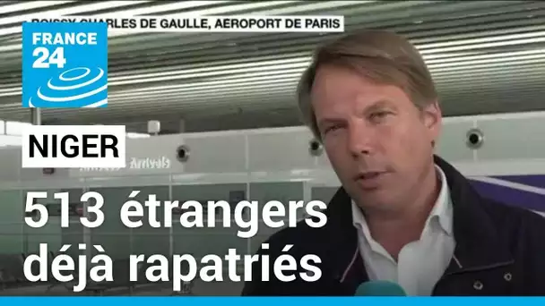 Niger : 513 étrangers déjà rapatriés, dont 350 ressortissants français • FRANCE 24