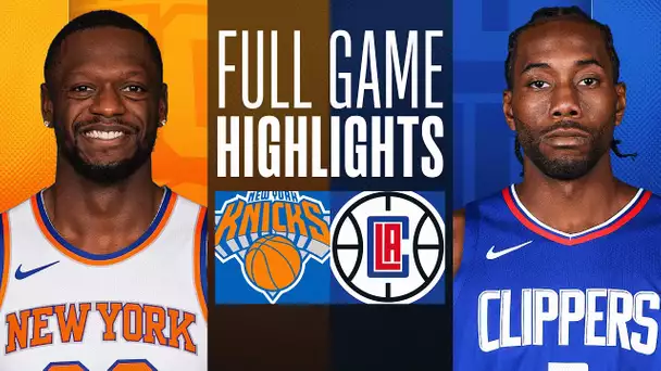 KNICKS at CLIPPERS | FULL GAME HIGHLIGHTS | December 16, 2023