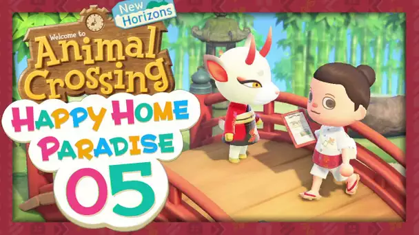 ANIMAL CROSSING HAPPY HOME PARADISE EPISODE 5 : SHINO EST ARRIVE SUR NOTRE ILE ! DLC ACNH