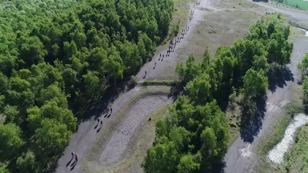 Trail des pyramides 2017 : départ du 50 km