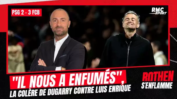 PSG 2-3 Barcelone : "Il nous a enfumés", la colère de Dugarry contre Luis Enrique