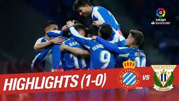 Highlights RCD Espanyol vs CD Leganes (1-0)