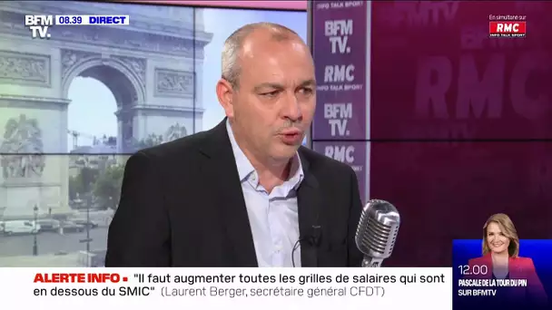 Berger : "La solution pour le pouvoir d'achat, c'est l'augmentation es salaires"