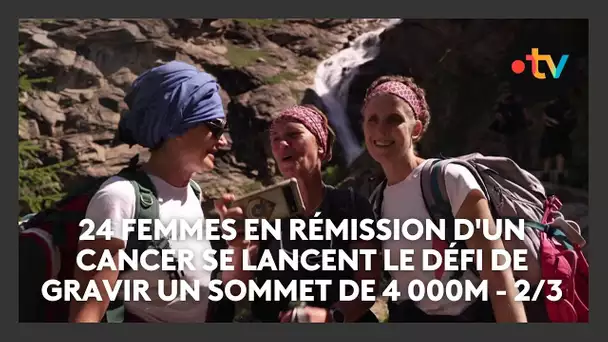 Des femmes en rémission de cancer se lancent le défi de gravir un sommet - 1/2