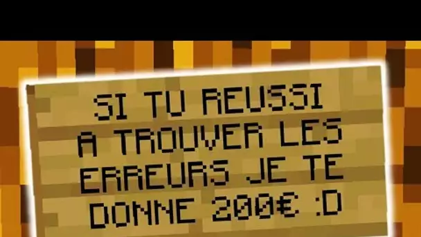 IL ME DONNE 200€ SI JE BATS SA MAP MINECRAFT !!