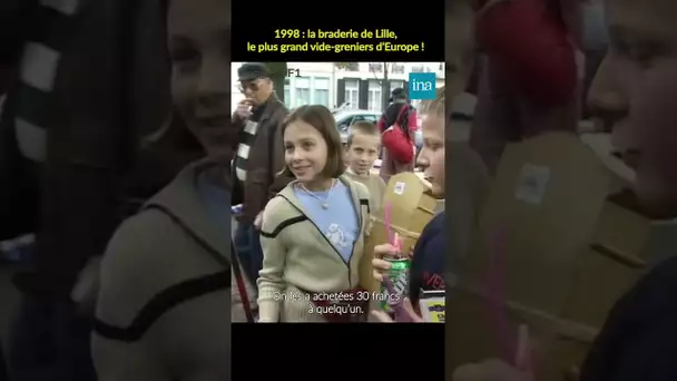 La grande braderie de Lille en 1998 🧳🧸 #INA #shorts