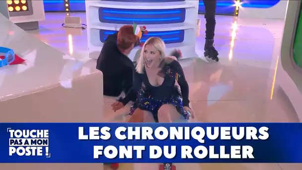 Les chroniqueurs font du roller sur TPMP