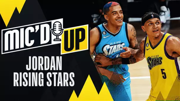 "I Owe You A Dinner" - Best Mic'd Up Moments Of The 2023 #JordanRisingStars Game!