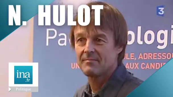 Nicolas Hulot "Mes propositions pour l'écologie" | Archive INA