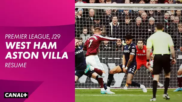 Le résumé de West Ham / Aston Villa - Premier League - J29