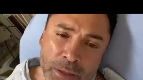 « Je n'arrive plus à respirer » : le boxeur Oscar De La Hoya, doublement vacciné,...