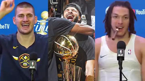 The Denver Nuggets React To Winning The #NBAFinals presented by @youtubetv​