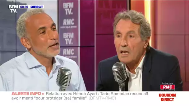Echange tendu entre Tariq Ramadan et Jean-Jacques Bourdin sur RMC et BFMTV