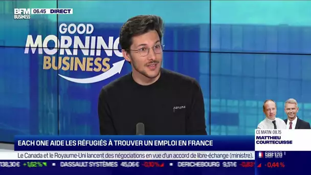 Théo Scubla (Each One) : Each One aide les réfugiés à trouver un emploi en France