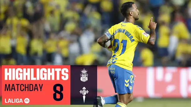 Resumen de UD Las Palmas vs RC Celta (2-1)