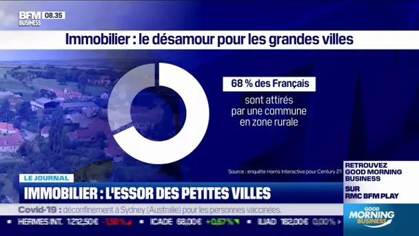 Immobilier : les petites villes attirent de plus en plus les Français