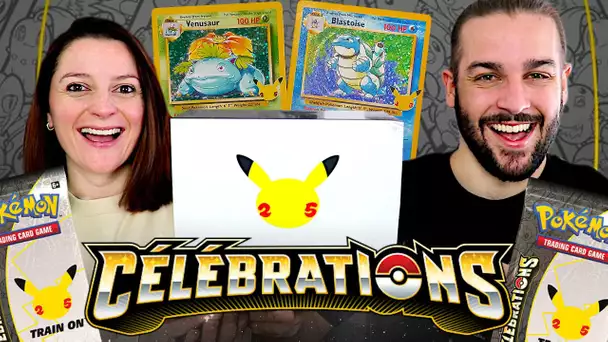 ON OUVRE NOS DERNIERS COFFRETS POKEMON CELEBRATIONS ! COFFRET 25 ANS POKEMON