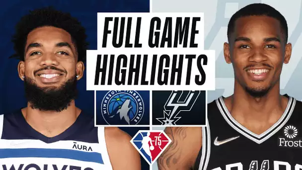 TIMBERWOLVES at SPURS | FULL GAME HIGHLIGHTS | March 14, 2022