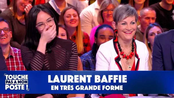 Laurent Baffie met 2 chroniqueuses k.o en 1 minute