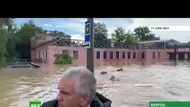 Crimée : la ville de Kertch touchée par des inondations inédites
