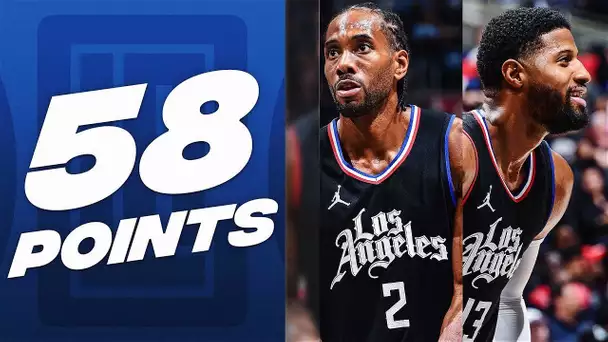 Paul George & Kawhi Leonard Combine For 58 PTS In Clippers W! | January 10, 2024