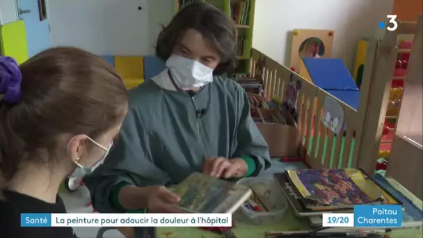 Angoulême : ateliers peinture pour les enfants hospitalisés