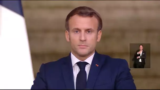Hommage national à Samuel Paty: le discours de Macron