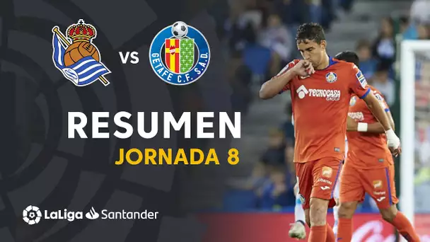 Resumen de Real Sociedad vs Getafe CF (1-2)