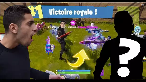 JE JOUE AVEC LE MEILLEUR JOUEUR PS4 SUR FORTNITE BATTLE ROYALE ! INCROYABLE TOP 1 SOLO VS SQUAD