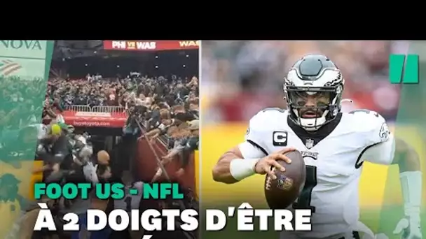 Ce joueur de foot US de Philadelphie a bien failli se faire écraser par ses propres supporters