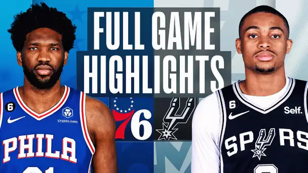 76ERS at SPURS | FULL GAME HIGHLIGHTS | February 3, 2023