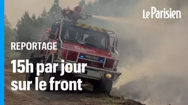 Avec les pompiers en Gironde : «Les vents tournent dans tous les sens... On est très fatigués»