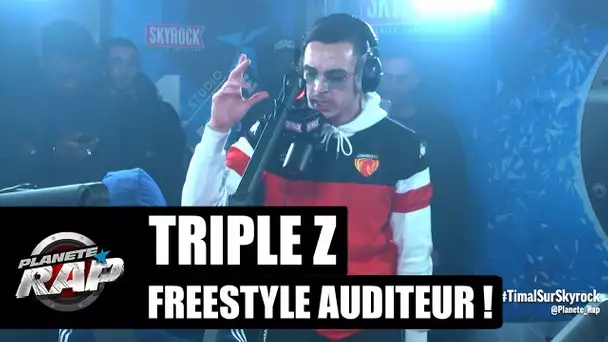 Triple Z - Freestyle auditeur en direct du studio #PlanèteRap