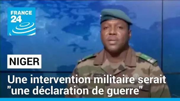 Le Burkina et le Mali solidaires avec le Niger : une intervention serait "une déclaration de guerre"