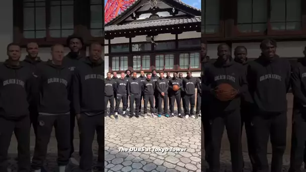 The  visit Tokyo Tower for their #NBAJapanGames portrait! | #Shorts