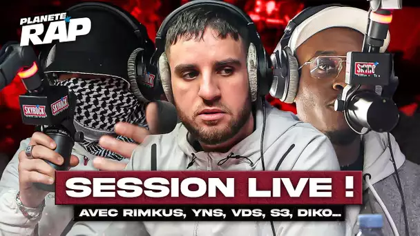 SESSION FREESTYLE avec Rimkus, Ivar, YNS, VDS, S3, Renard, Ghostkov, Diko... #PlanèteRap