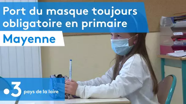Mayenne : le port du masque reste obligatoire à l'école primaire
