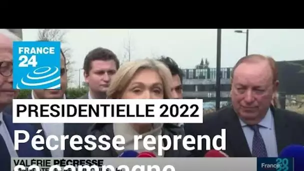 Présidentielle en France : remise du Covid-19, Valérie Pécresse reprend sa campagne • FRANCE 24