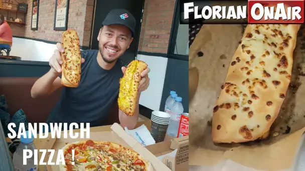 AVANT 1ère : Je teste le SANDWICH PIZZA de DOMINO'S - VLOG #697