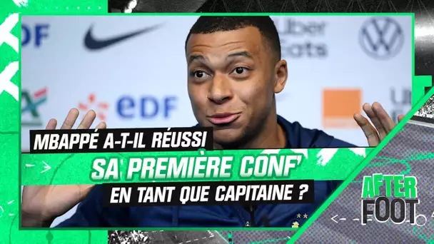 Equipe de France : Mbappé a-t-il réussi sa première conférence de presse en tant que capitaine ?