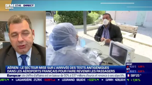 Franck Goldnadel (Aéroport de Nice): Le trafic de l'aéroport de Nice a été divisé par 3 en un an