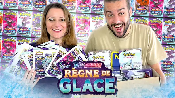 ON A RECU UN ENORME COLIS DE CARTES POKEMON REGNE DE GLACE ! ON OUVRE PLEIN DE BOOSTERS POKEMON !