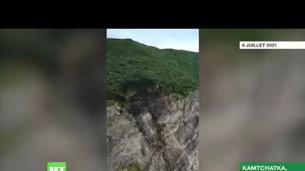 Crash au Kamtchatka: le lieu de l'accident filmé depuis les airs
