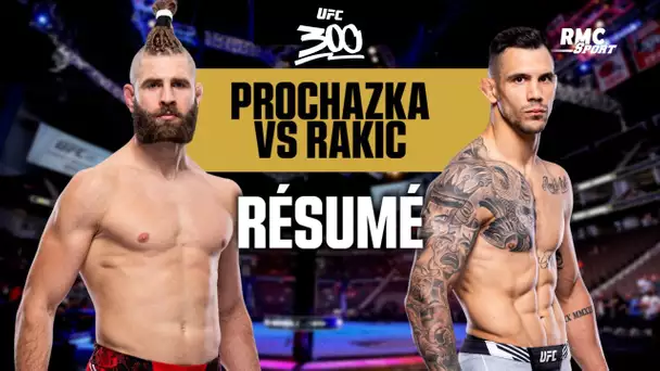 Résumé UFC 300 : un incroyable retournement de situation entre Procházka et Rakić