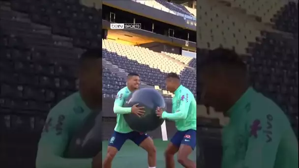 🇧🇷😅 Le drôle d'entrainement du Brésil #Shorts