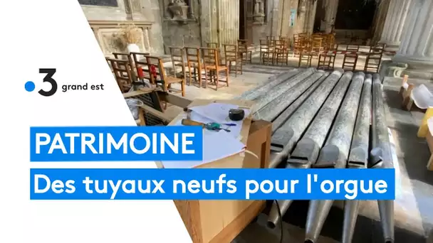 Patrimoine : des nouveaux tuyaux pour l'orgue de l'abbatiale de Saint-Mihiel